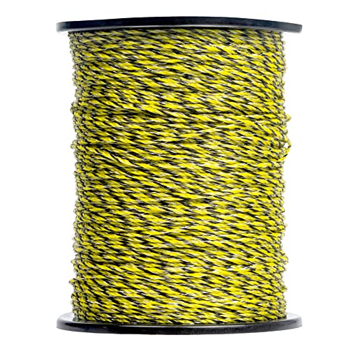 Upgraded Electric Fence Wire for Livestock | 9 Stainless Steel Strands, 1312 Feet 400 Meters, 1/8" Diameter
