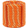 1/2 Inch Arborist Rigging Rope (100 Ft) - Orange Double Braid Polyester Tree Rope & Bull Rope, High Visibility Safety Line - 48 Strand High Tensile Strength - size: 1/2 In x 100 Ft, style: Orange