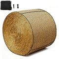 Large Round Bale Hay Net 5x5 ft for Horses, Heavy Duty Slow Feed Hay Net with Knotless Design and 1.7" Holes for Livestock Goats, Fits for Round Bales 4x4-5x5ft or Square Bales 3x3x8-4x4x8ft - style: 5*5Ft(Black)