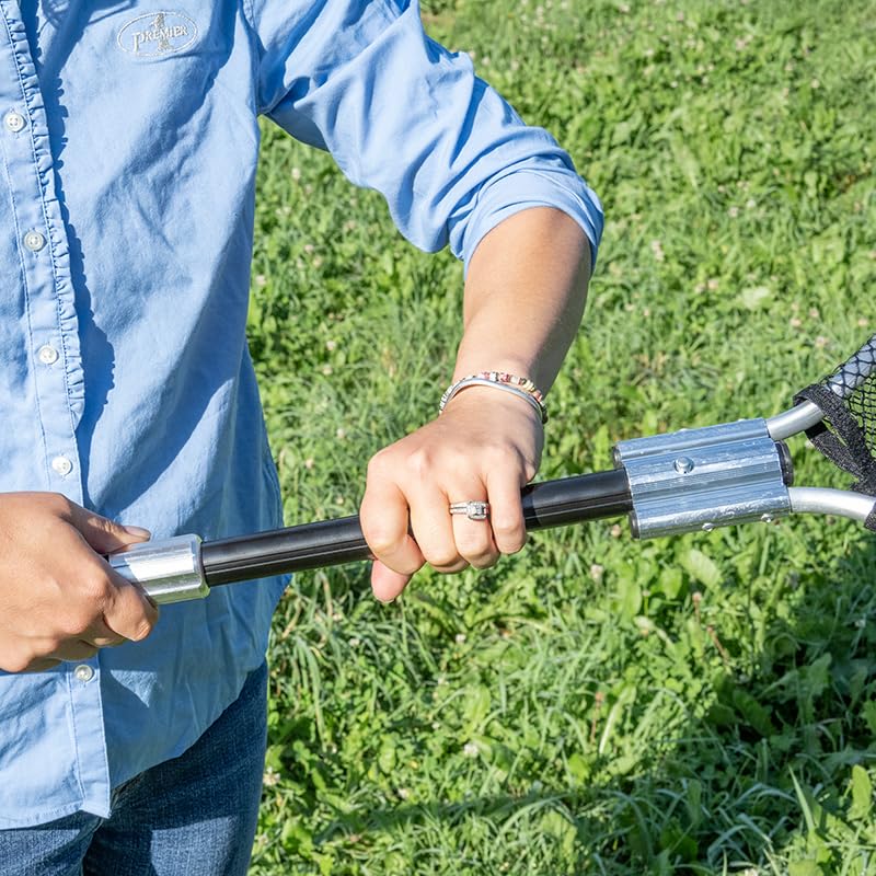 Premier 1 TrapNet with Telescoping Handle (32" - 57") | Bantam-tight mesh is gentle on feathers. Catches hard-to-catch birds. Twistlock extension adjusts 32" to 57" in seconds.