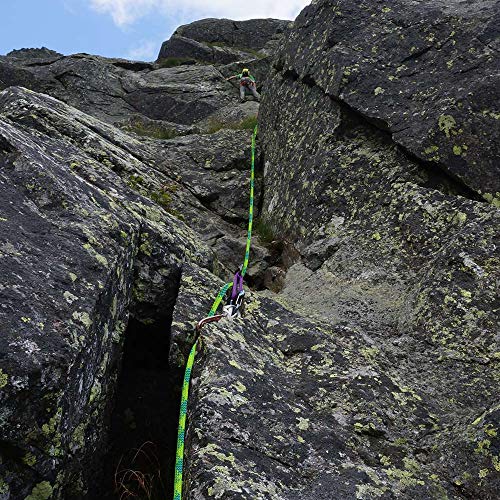 X XBEN 10.5 mm UIAA Dynamic Climbing Rope 45M(150FT), Safety Nylon Kernmantle Rope for Rock Climbing, Tree Climbing, Ice Climbing, Rappelling, Rescue - size: Dynamic-45M(150 Foot)