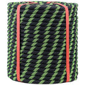 1/2 Inch Arborist Rigging Rope (200 Ft) - Black Double Braid Polyester Tree Rope & Bull Rope, Heavy Duty Pulling Line - 48 Strand High Tensile Strength - size: 1/2 In x 200 Ft, style: Black