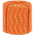 1/2 Inch Arborist Rigging Rope (200 Ft) - Orange Double Braid Polyester Tree Rope & Bull Rope, High Visibility Safety Line - 48 Strand High Tensile Strength - size: 1/2 In x 200 Ft, style: Orange