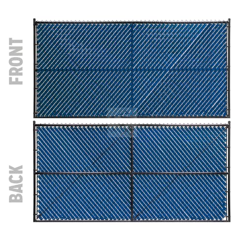 Chain Link Fence Privacy Tape 250 ft (40 SqFt) (Royal Blue) | for Gardening, Outdoor Wall, Balcony, Patio, Yard, Injury Prevention, Safety Fence Cover for Dog, Other Pet Hedge Slats - color: Royal Blue