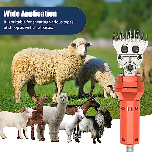Sheep Shears,1200W Professional Electric Sheep Clipper, Farm Livestock Clippers Kit for Thick Coat Animals, Heavy Duty Electric Clippers for Sheep, Goats, Alpacas, Farm Life Grooming Kit
