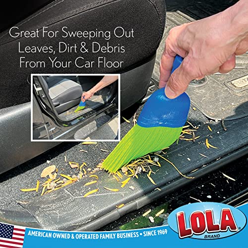 LOLA Whisk Broom, Hand Brush, 6 Pack, Durable Bristles, Whisks Away Dirt & Debris, Compact, Hang Hole for Easy Storage, Indoor/Outdoor - size: 6 Pack, style: Classic