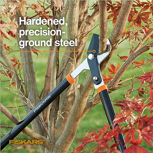 Fiskars 28" Power-Lever Garden Bypass Loppers, 1.75" Cut Capacity - style: 28" Lopper