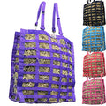 Derby Originals Supreme 4-Sided Slow Feed Hay Bag – Patented, 1-Year Warranty, 3.5" & 1.75" Openings - color: Purple
