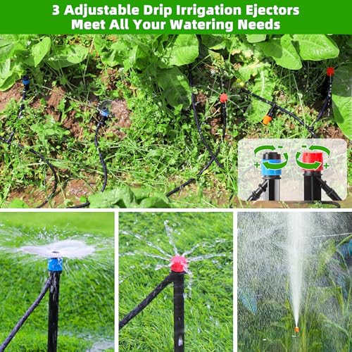 240FT DIY Automatic Drip Irrigation System Kit for Garden