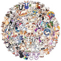 64pcs Goat Stickers - Goat Sticker Waterproof Decals for Water Bottles Laptop Luggage Computer Scrapbooking Teens Adults Girls Kids Funny Party Birthday Decorations