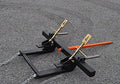 Bucket Hay Bale Spear Attachment w/ 39" Prong & Stabilizer Spikes. Rated 3000 Lb - Sr.2 - size: 1 x 39"