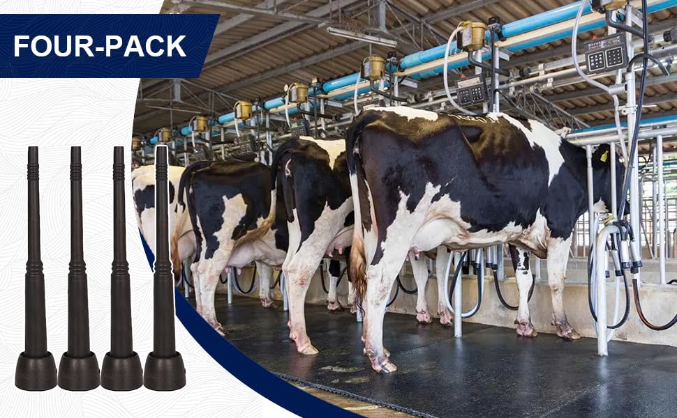 Milking Liner Rubber 4 Pcs, Rubber Inflation Liner for Cow (240) Milking Equipment for Cows - style: 240