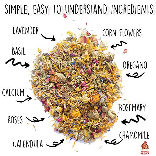 Pampered Chicken Mama Backyard Chicken Treats for Great Eggs - All-Natural Backyard Chicken Feed Supplies - Hen Treats for The Best Eggs Ever - High Calcium Supplement for Chickens (8 pounds) - size: 8 Pound (Pack of 1)