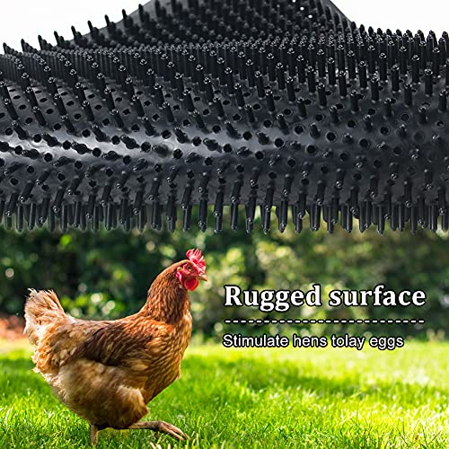 Washable Chicken Nesting Pads 6 Pack Chicken Coop Accessories, Pad for Duck, Chicken Coops Nesting Boxes, Cuttable and Reusable Egg Laying Mats for Coops Hen House Poultry Eggs Protecting, 14"x11.8"