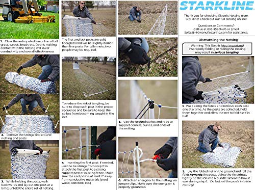 Electric Horse Netting 48" x 164' Portable Trail & Show Fence