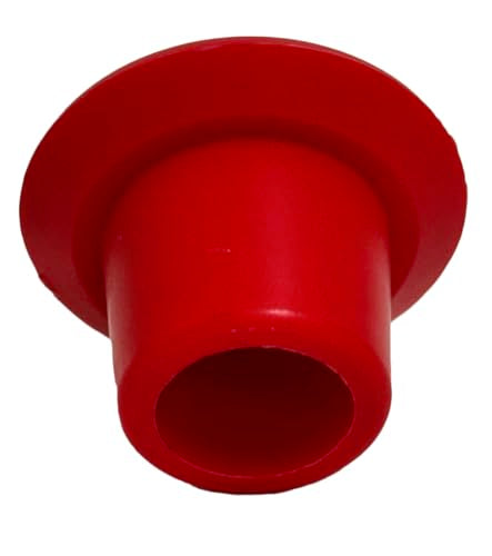 Melasty Milk Stopper for Cow and Goat Liner, Set of 4Pcs of Red Plugs for Milking Machine Inflations