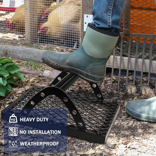 Boot Scraper Heavy Duty Metal Boot Brush Scraper Outdoor Heavy Duty Shoe Boot Mud Scraper Outdoor Boot Dirt Cleaner Shoe Brush&Boot Brush, Boot Cleaner Boot Scrubber Shoe Scrubber