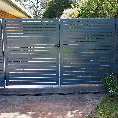 D&D LLMKDBT LokkLatch Magnetic Gate Latch Dual-Sided Lockable, Black | Magnetic latching gate latch. Key lockable on both sides of the gate. Dual-Sided push/pull handle latch. For square post. - color: Black