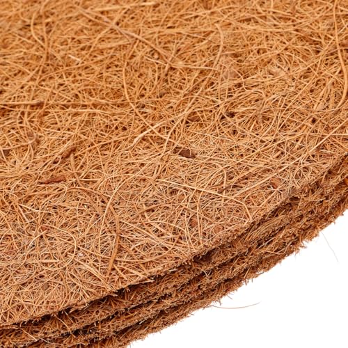 TOYANDONA 4 Pack Chicken Nesting Pads Coconut Fiber Egg Cushions for Coop Nesting Box Pads for Laying Hens Reusable Pet Nest Supplies for Rabbits Birds Cats and Dogs 11.81 X 11.81 X 0.35 in