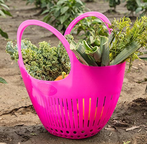 Hutzler Garden Colander Garden Basket, large, Green - color: Green, size: Large
