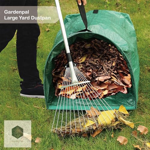 Gardenpal 2-pack 53 Gallon Yard Waste Bags for Collecting Leaves, Grass, and Debris, Lawn Bags, Horizontal Desgin for EASY Collecting Leaves, Large Capacity Lawn Bags - Durable and Reusable