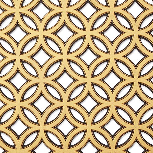 DII Rubber Doormats Collection All Weather, 18x30, Gold Double Ring - color: Gold Double Ring, size: 1'6" x 2'6" (Rectangular)