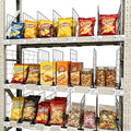 20 Pcs 40 * 30CM Warehouse Iron Shelf Dividers,Cabinet Divider,Shelf Divider,Shelf Dividers,Shelves Divider,Shelves Dividers,Shelving Dividers,Double Clip Shelving Divider - color: Gray Iron Net, size: 40*30CM+【5CM】Double Clip