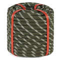 Double Braid Arborist Rope(1/2 in x 100ft) - 48 Strand Rope Swing for Tree Diverse Outdoor Applications Construction, Climbing, Swing, Sailing - size: 1/2 In x 100 Ft, style: Green