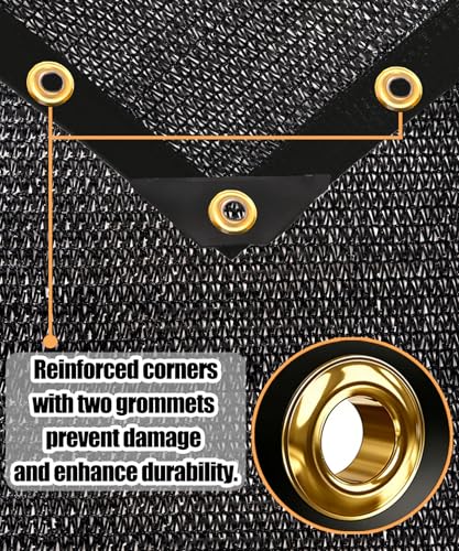 70%-80% Black Shade Cloth,3FTX10FT Mesh Tarp Pergola Sun Shade | UV Sunblock Fabric for Garden, Plants Cover, Greenhouse, Pergola, Patio, Porch & Chicken Coop,Tomatoes - size: 3ft X 10ft, style: 70%