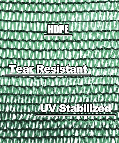 40% Green Shade Cloth, 3ft x 6ft Sun Shade Netting with Grommets | UV Protected Waterproof Garden Plant Cover for Patio, Pergola, Greenhouse, Chicken Coop, Dog Kennel, Car Barn - size: 40%-3 FT x 6 FT