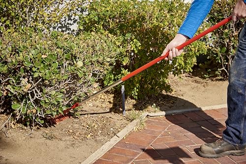 Corona RK 62060 Fixed Tine Shrub Rake, Aluminum Handle, 8-Inch Wide