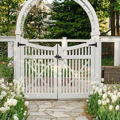 T Strap Hinges Heavy Duty, Shed Door Gate Hinges(Black) (4, 4 Pcs *4 inch) | 3 inch t hinges Heavy Duty Black Outdoor Tee Hinge for Wooden Fences, Barn Door Gates Hinge for Shed Door Hardware - size: 4 Pcs *4 inch