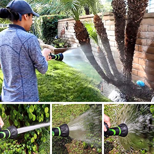 GSFNG98 Garden Hose Nozzle, Fireman's Hose Heavy Duty Nozzle, Premium Constructed Sprayer with Ergonomic Handle for Arthritis