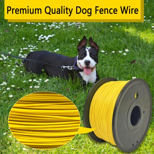 Underground Electric Dog Fence Wire, Compatible for Pet System Wireless | 500 Feet Underground Insulation Fence Coil, Universal Pet Fence Containment System | Boundary Wire Fence for Pet