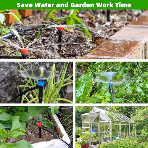 240FT DIY Automatic Drip Irrigation System Kit for Garden