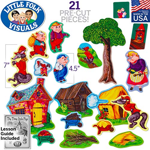 Three Pigs Basic Precut Felt Pieces, 20 Pieces Set