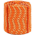 1/2 Inch Arborist Rigging Rope (150 Ft) - Orange Double Braid Polyester Tree Rope & Bull Rope, High Visibility Safety Line - 48 Strand High Tensile Strength - size: 1/2 In x 150 Ft, style: Orange