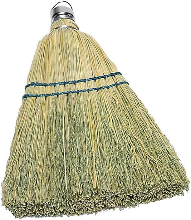 Rubbermaid Corn Whisk Broom, 12 Inch, Natural Bristles | Multi-Surface | Yellow | Removes Dirt and Debris | Pack of 12 - size: PACK (Pack of 12)