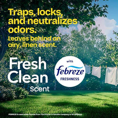 Glad Tall Kitchen Drawstring Trash Bags - Odorshield 13 Gallon White Trash Bag, Febreze Fresh Clean, 110 Count | Febreze Freshness, Rip and Tear Resistant, Fresh Clean Scented Garbage Bags, Household Essentials - size: 110 Count (Pack of 1)