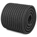Double Braided Polyester Arborist Rope (1/2 inch X 50 feet) High Strength Bull Rope for Tree Work Climbing Securing Sailing Swing, Black - size: 1/2 inch X 50 feet