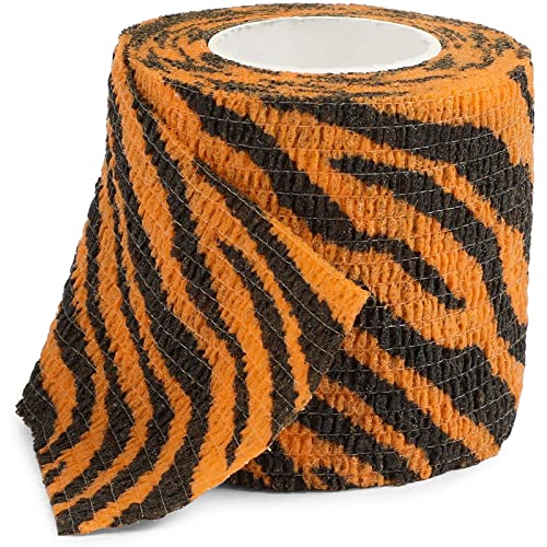 Zodaca Vet Wrap Rolls - Pet & Dog First Aid Tape - Self-Adherent Support Bandage Wrap - Animal Print Bandages - 6 Rolls, 2 in x 15 ft