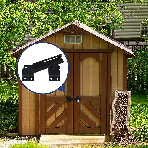 2PCS Flip Gate Latch Lock with Padlock Hole, Aluminum Alloy Adjustable Door Latch Barn Door Lock Fence Door Lock Latch for Outdoor Gate, Barn Door, Shed, Garage, Yard