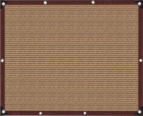 70% Shade Cloth - Sun Shade Cloth Mesh Tarp with Grommets Pergola Shade Cover Canopy, Mesh Tarp Sun Screens for Patio, Outdoor, Garden, Backyard [Brown 4x6FT] - size: 4X6FT