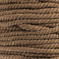 Twisted Natural Cotton Rope - 1/4 Inch - Solid Colors - Available in Lengths of 10 Feet, 25 Feet, 50 Feet, and 100 Feet - color: Brown, size: 10 feet