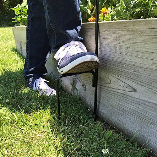 One Step Temporary Fencing KIT–50' x 36"–8 Black Posts–No Tools, Quick & Easy to Install, No Slipping or Sagging, Reusable. Animal & Deer Barrier for Flower Beds, Gardens. Fence in Chicken, Pets