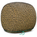 6x6 ft Round Bale Hay Net for Horses & Livestock - Slow Feeder Hay Net with 2 inch Mesh, Knotless Design, Durable Heavy-Duty (6 * 6 ft)