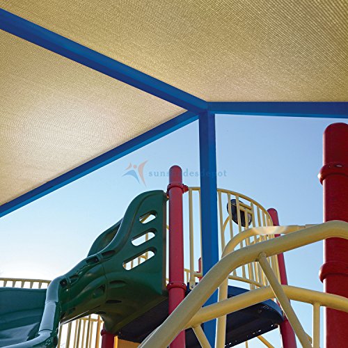 TANG Sun Shade Fabric Roll 8' x 25' Shade Cloth for Patio,Pergola Canopy Replacement Cover, Blockage UV Resistant Mesh Net Sail Sunshades Outdoor for Backyard Garden Plant Deck, Beige
