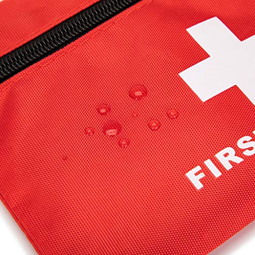 Red First Aid Bag Empty First Aid Kit Empty Waterproof First Aid Pouch Small Mini for First Aid Kits Pack Emergency Hiking Backpacking Camping Travel Car Cycling (Red, 6.3x4.3 6 Pack) - color: Red, size: 6.3x4.3 Inch (Pack of 6)