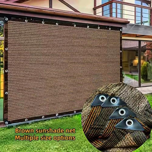 80% Shade Cloth -4x16FT Sunblock Net with Grommet,Lightweight and Durable UV Protection,Shade Cloth for Garden Patio Pergola Balcony Plants Greenhouse Dog Kennel Chicken Coop Outdoor - size: 4X16FT