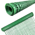 Ashman Plastic Mesh Fence, 4'x50' Feet, 1 Roll, Green, Construction Barrier Netting, Garden Fencing, Fences Wrap, Above Ground, for Snow, Poultry, Chicken, Deer, Patio, Garden Netting, Green 50FT. - color: Green, size: 50 FT